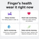thumbnail image 2 of Sports Fitness Tracker Blood Oxígeno Presión para Mujeres Hombres Electrónicos Smartring Smart Ring R08 Con Estuche Carga El, 2 of 9