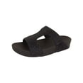 thumbnail image 1 of Fitflop Womens Rokkit Slide Open Toe Sandal Shoes, Supernavy, US 5, 1 of 3