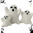 thumbnail image 4 of Cute Ghost Pillow, Ghost Shaped Plush Pillow, Halloween Throw Pillows Decorative Spooky Pillows, Halloween Ghost Pillow, Ghost Stuffed Animal for Sofa Bed Couch Holiday Party Children Gift-15.7 in, 4 of 9