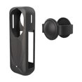 thumbnail image 1 of Insta 360 X5 Silicone Lens Protective Cover – AntiSlip, AntiScratch Soft Case Camera Accessory (Black, 1 Set), 1 of 5