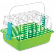 Prevue Pet Products Travel Cage for Birds and Small Animals, Green Plastic Base