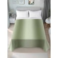 thumbnail image 4 of Sage Green Ombre Flat Sheets Only Full Size, Soft Breathable Bed Top Sheets for Mattress, Modern Abstract Art Farmhouse Gradient Luxury Bedding Flat Sheets for Home Hotel Bedroom Bed Protection, 4 of 9