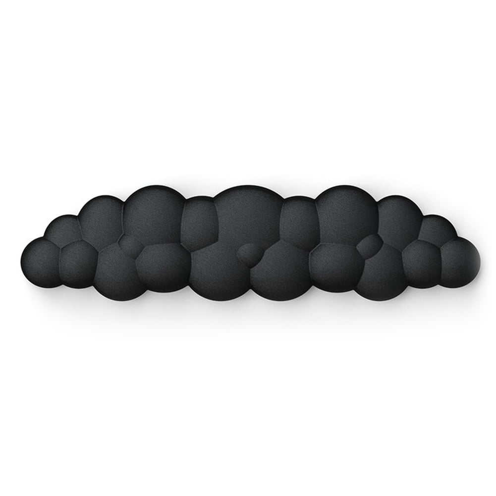 Cloud Wrist Rest Kit Ergonomic Keyboard Wrist Rest Mouse Wrist Rest Computer Gaming Wrist Rest Non-Slip Base Black