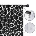 thumbnail image 4 of Blackout Kids Curtains,Black and White Giraffe Pattern Childrens Insulated Curtains Set Of 2,Bedroom Essentials,Toddler Room Decor 52"x63", 4 of 5
