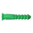 thumbnail image 1 of Wall Anchor, Green Ribbed Plastic, 12-14-16 x 1-1/2 In., 50-Pk. - 370332, 1 of 2