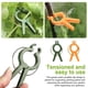 thumbnail image 4 of Clips reutilizables Clips para jardín Clips fijos de plástico Clips de soporte para tomates Clips de sujeción para enredaderas verdes (12), 4 of 4
