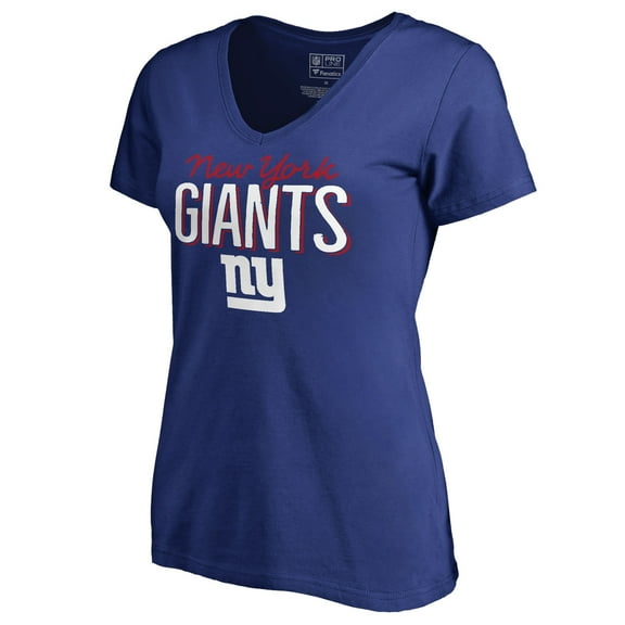 Women's Royal New York Giants Nostalgia T-Shirt