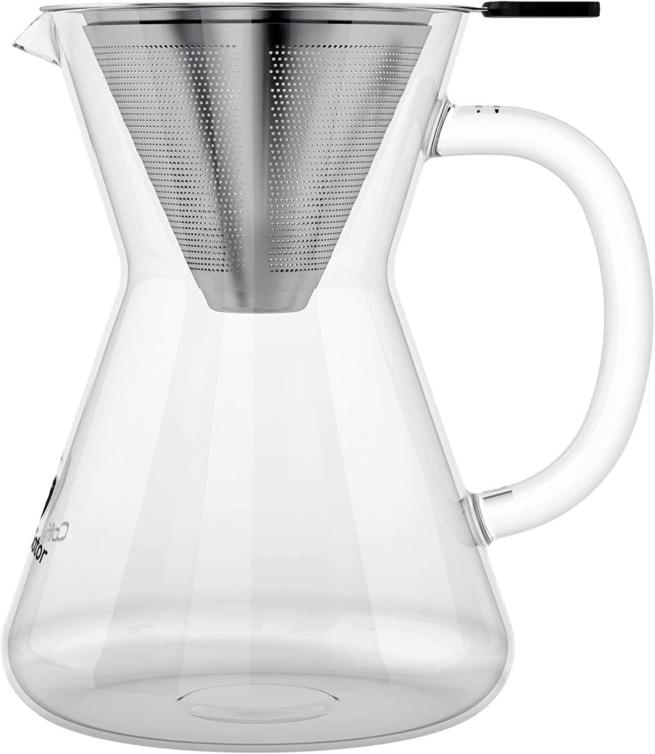 Coffee Gator Cold Brew Maker 47Oz Iced Tea and Pitch Glass Carafe