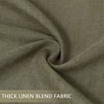 thumbnail image 4 of LingStar Linen Kitchen Curtain Valances for Windows, Farmhouse Rod Pocket Cafe Curtain Valances for Living Room Bedroom Windows, Light Filtering Kitchen Window Curtain Valances, Brown, 26x45 inch, 4 of 7