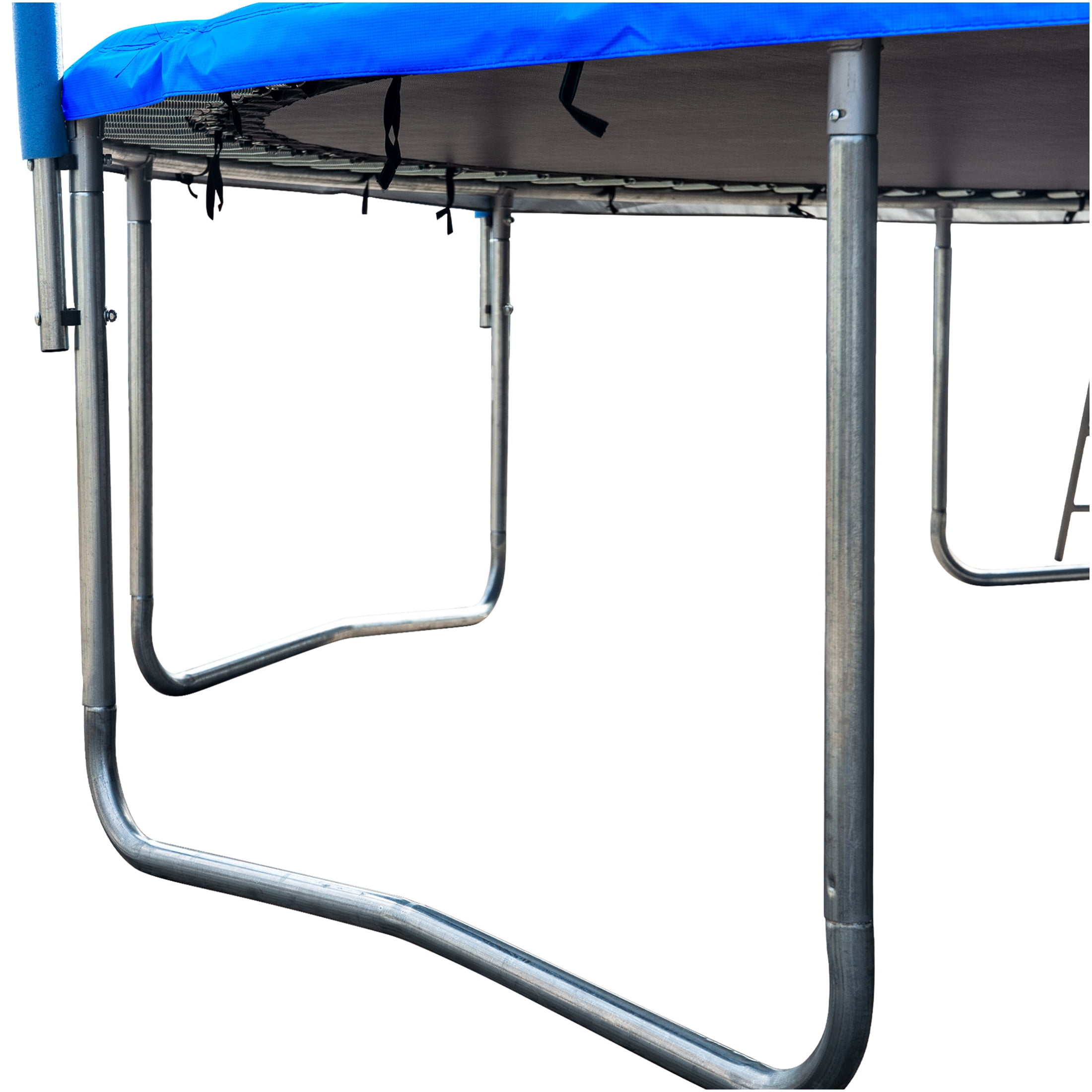 JERFIT 16ft Trampoline with Basketball Hoop, Safety Enclosure Net, Double-Sided Color Cover & Ladder for Outdoor Family Fun