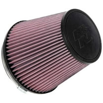 K&N Universal Clamp-On Air Filter: High Performance, Premium, Washable, Replacement Filter: Flange Diameter: 6 In, Filter Height: 6.5 In, Flange Length: 1 In, Shape: Round Tapered, RU-1042XD