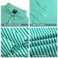 thumbnail image 6 of GENTS BLISS Men Dress Shirts Long Sleeve Stripe Shirts for Men Casual Business Button Down Men Shirts, 6 of 7