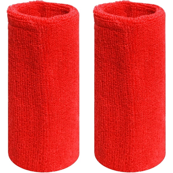 Bandes de Sudation Bracelets de Sport pour Hommes et Femmes - Bracelets de Poignet Élastiques de 6 Pouces pour Tennis, Basketball, Course, Entraînement