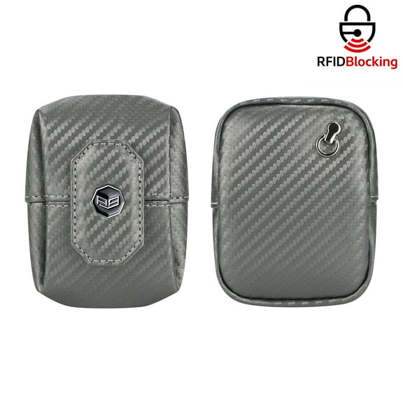 Royal Bagger Carbon Fiber Coin Purse for Men, RFID Slim Minimalist Wallet, Lightweight Large-Capacity Card & Cash Holder 4603