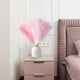thumbnail image 5 of Decoración de jarrón Zefei Wu, 6 piezas de hierba de pampa artificial, rubor blanco y rosa, 5 of 5