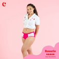 thumbnail image 3 of Paquete 2 Calzones Menstruales Culotte Rosario 2XS + Bolsa de Lavado Culotte, 3 of 8
