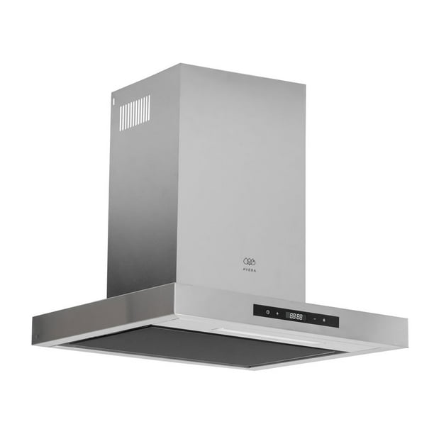 Campana para cocina de pared Tipo T 60 cm Acero Inoxidable, 3 Velocidades, Un filtro de malla y dos filtros de carbón activado, Extrae y purifica, Control por gestos y panel digital AVERA, CEV60G