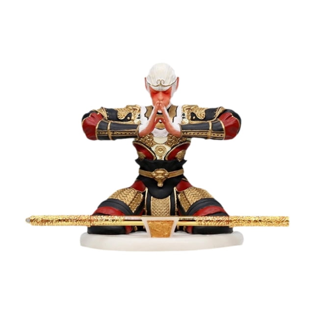 Figura de mono, adorno de escritorio, modelo de personaje de juego, estatua de mono, escultura de mono, figurita de mono para dormitorio, gabinete,