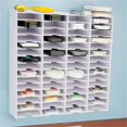 thumbnail image 3 of HONCLL Multifunctional Plastic Stamp Pad Storage Rack Workspaces Storage Solution, 3 of 19