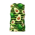 thumbnail image 2 of Rocae Avocado Green Striped for Men's Basketball Jersey Lightweight and Breathable Athletic Tank Top,Quick-Drying Sports Jersey Medium, 2 of 9