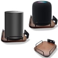 thumbnail image 1 of Soporte de pared para altavoz Counlisha Universal de madera de nogal, paquete de 2, 1 of 7