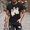 Black#11, variant on Handshe Men's Halloween Themed Short Sleeve Round Neck T-Shirt - Fashion Blouse