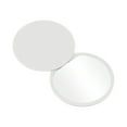thumbnail image 1 of 1 Pc Espejo Cosmético Redondo para Niñas, Espejo Compacto para Viajes de Negocios y Vacaciones, Espejo de Plástico y Aluminio Gris, 1 of 3