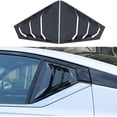 thumbnail image 1 of Paquete de 2 persianas laterales traseras de fibra de carbono ABS estilo Racing para Nissan Altima 2019 2020 2021 2022 (fibra de carbono negra), 1 of 5
