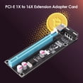 thumbnail image 4 of PCI 1x a 16x Cable USB PCIE Express Extender Adaptador de tarjeta vertical 3.0 para GPU, 4 of 4