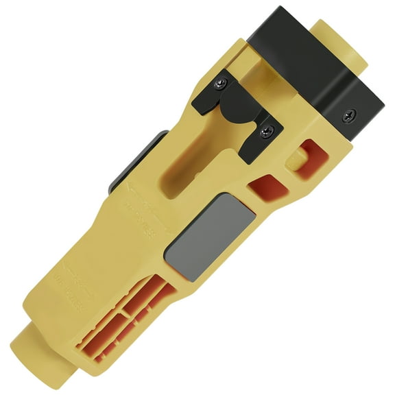 Ikoopy Door Latch Mortise Tool Impact Resistance Non Slip Textured Surface Latch Tongue and Groove Kit for 1-3/4 1-3/8 Inch Thick Door