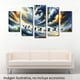 thumbnail image 2 of Cuadro decorativo Cuadros Abigail Sala Comedor Recamara Abstracto Paisaje Caballos Manada Tormenta 5 piezas, 2 of 5