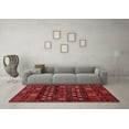 thumbnail image 3 of Ahgly Company Indoor Rectangle Abstract Red Modern Area Rugs, 4' x 6', 3 of 4