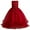 Red, variant on Flower Girl Princess Floral Boho Lace Embroidered Pageant Dresses for Kids Party Wedding Puffy Communion Maxi Gown 6-7 Years Red