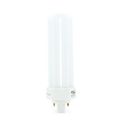 GE 13-Watt Plug-In CFL Bulb, Frosted, 4-Pin Base, 3500K, T4