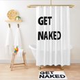 thumbnail image 3 of HAHDAXIA Get Naked Bath Mat, Non Slip Absorbent Bath Rugs Funny Bathroom Décor, White Bathroom Rugs for Tub and Shower, Machine Washable, 32" x 20", White, 3 of 7