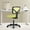 Green, variant on Basics Rolling Desk Chair, Adjustable, Low Back, Padded Seat, Breathable Mesh, Swivel, Black