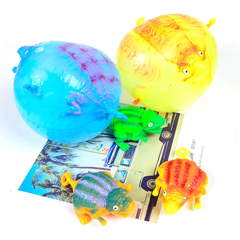 1Pc Dinosaur Toy Antistress Inflatable Animal Toy Squeeze Soft Ball Balloon Toy 