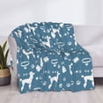 thumbnail image 3 of Yiaed Poodle Dog Print Blanket Throw Blanket Soft Cozy Flannel Blanket for Home Bed Sofa Couch Chair-80"x60", 3 of 6