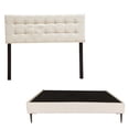 thumbnail image 1 of Box Base cama Slim Individual + Cabecera Catania Beige, 1 of 6