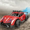 thumbnail image 2 of Red Spray Drift Remote Control Car Four Wheel Drive High Speed Rechargeable Lights For Boys Toy Age 6 Plus Play, 2 of 7