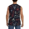 thumbnail image 4 of Fotbe Men's Thanksgiving Print Men's Sleeveless Muscle Tank Tops Casual T-Shirts for Gym Workout Beach-XX-Large, 4 of 8