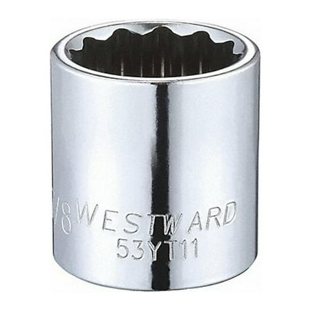 

Westward Socket Steel Chrome 7/8 in 53YT11