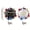 Multi-colored, variant on Set of 2 Black and White Colorful Circular Balloons - Ideal for Birthdays, Baptisms, and Celebrations
