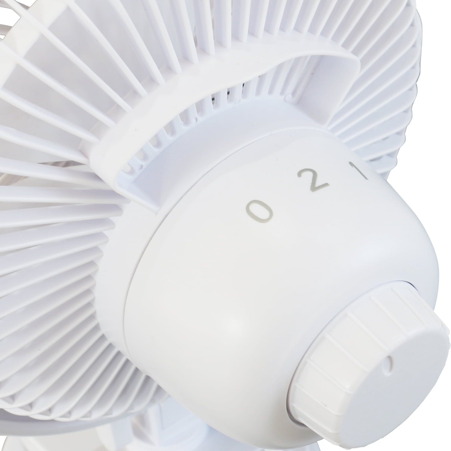 Mainstays 6-inch New Desktop or Clip-on AC Electric Personal Indoor Fan with 2 Speeds, White