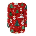 thumbnail image 5 of Mercatoo Christmas Sweaters for Girls Teen Cute Snowflake Graphic Fashion Pullover Knit Shirts Fall Winter Warm Sweatshirts, 5 of 5
