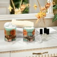 thumbnail image 4 of Yayeee 2 Pack Qtip Holder Bathroom Cotton Swab Canister with Lid Clear Dispenser Set, Retro UFO, 4 of 6