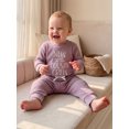 thumbnail image 5 of RUINIXCW New To The Cousin Crew Newborn Baby Boy Hospital Coming Home Outfit Infant Baby Boys Fall Winter Clothes Long Sleeve Waffled Romper and Pants Hat Set, 5 of 9
