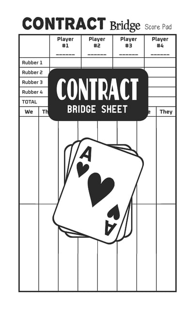 Your Choice Congress Bridge Scorepad Score Pad Playing Cards Bicycle 