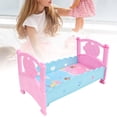 thumbnail image 2 of Lit de Poupée Simulation Lit de Poupée Maison de Jeu Jouets pour Maison de Poupée Meubles Jouets pour Enfants, 2 of 8