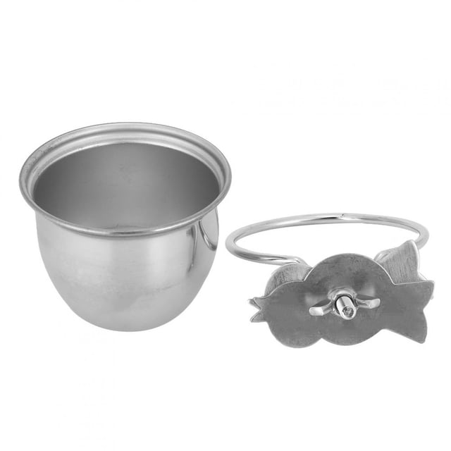 Food And Water Cup, Dish Feeder Feeding Cup For Bird, Anti-rust Easy To Remove For Parrots 7.5cm/3.0in